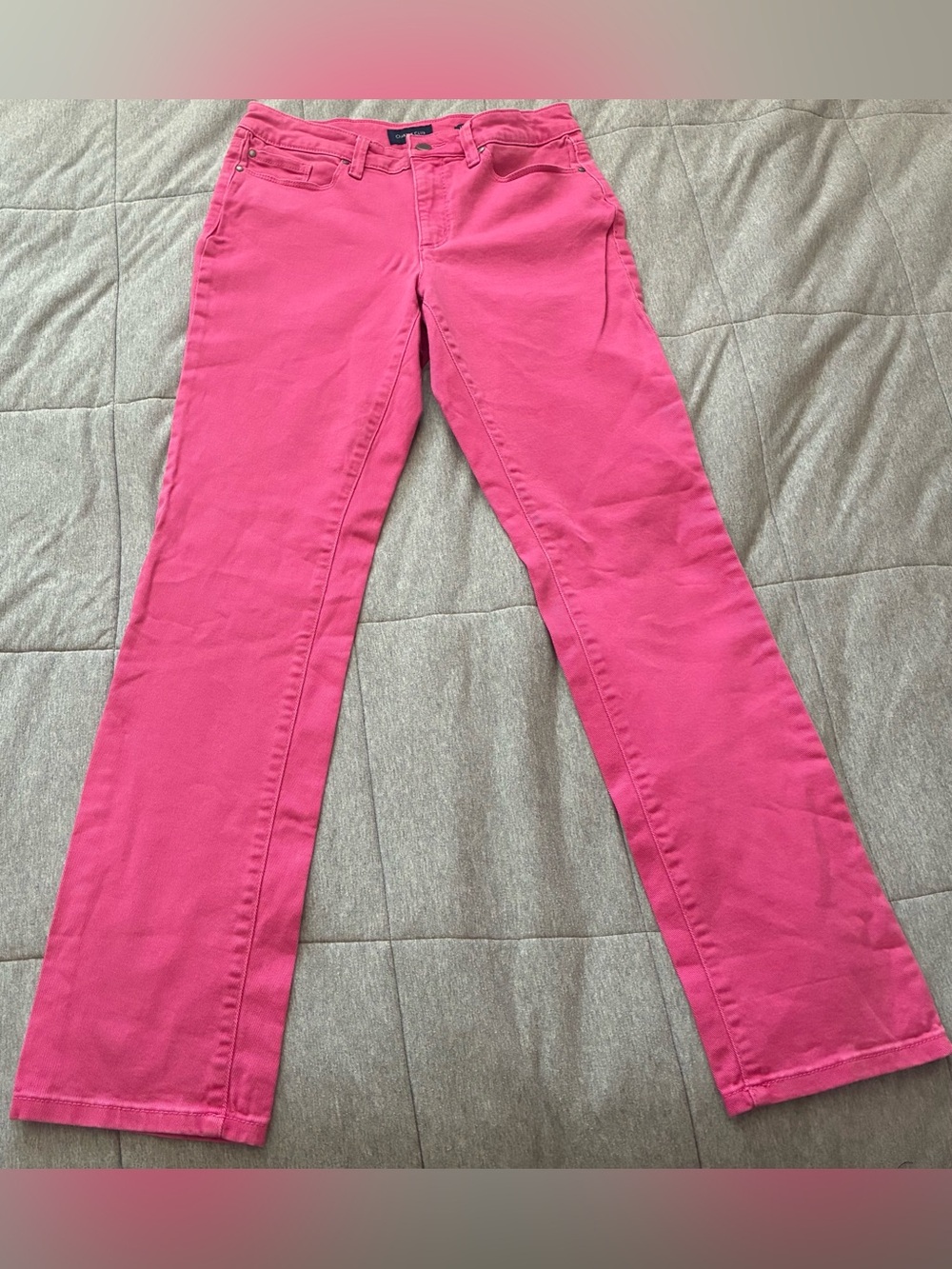 Charter Club Pink Straight-Leg Jeans